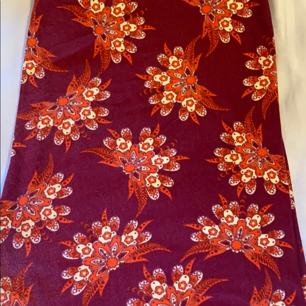 Lula Roe Patterned Leggings Size TC